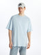 Crew Neck Short Sleeve Combed Cotton Men's T-shirt